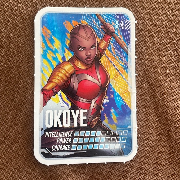Marvel collectible Card #84 - OKOYE - Picture 3 of 3